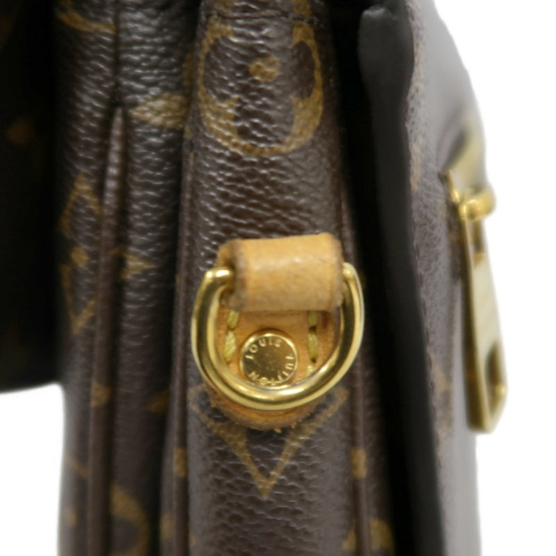LOUIS VUITTON Métis Monogram PVC Handbag Brown with Shoulder Strap