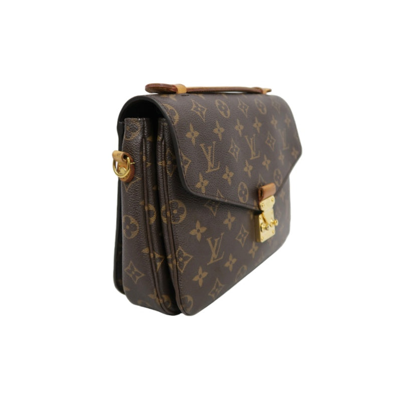 LOUIS VUITTON Métis Monogram PVC Handbag Brown with Shoulder Strap