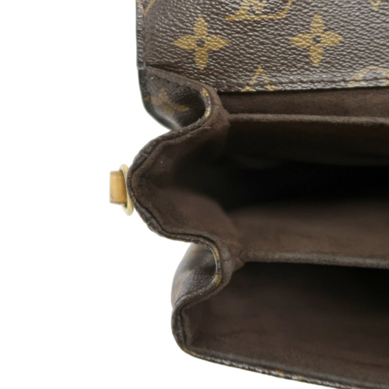 LOUIS VUITTON Métis Monogram PVC Handbag Brown with Shoulder Strap
