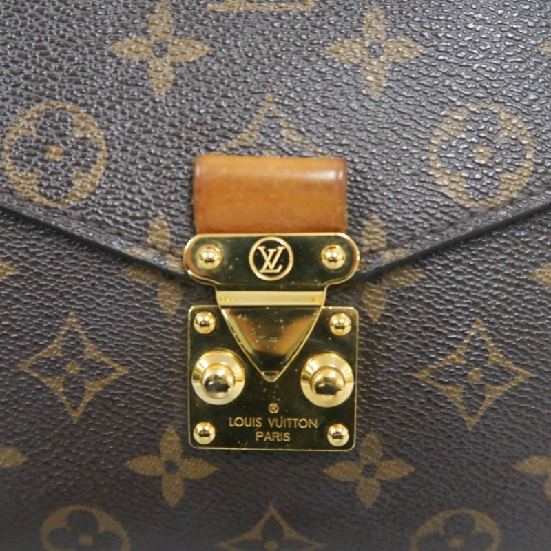 LOUIS VUITTON Métis Monogram PVC Handbag Brown with Shoulder Strap
