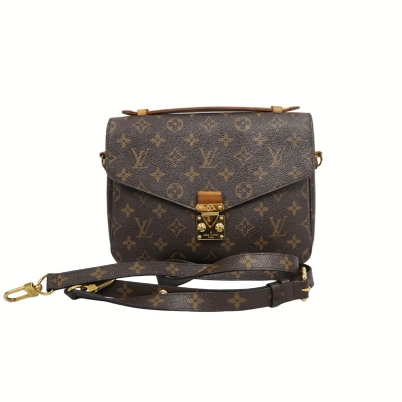 LOUIS VUITTON Métis Monogram PVC Handbag Brown with Shoulder Strap
