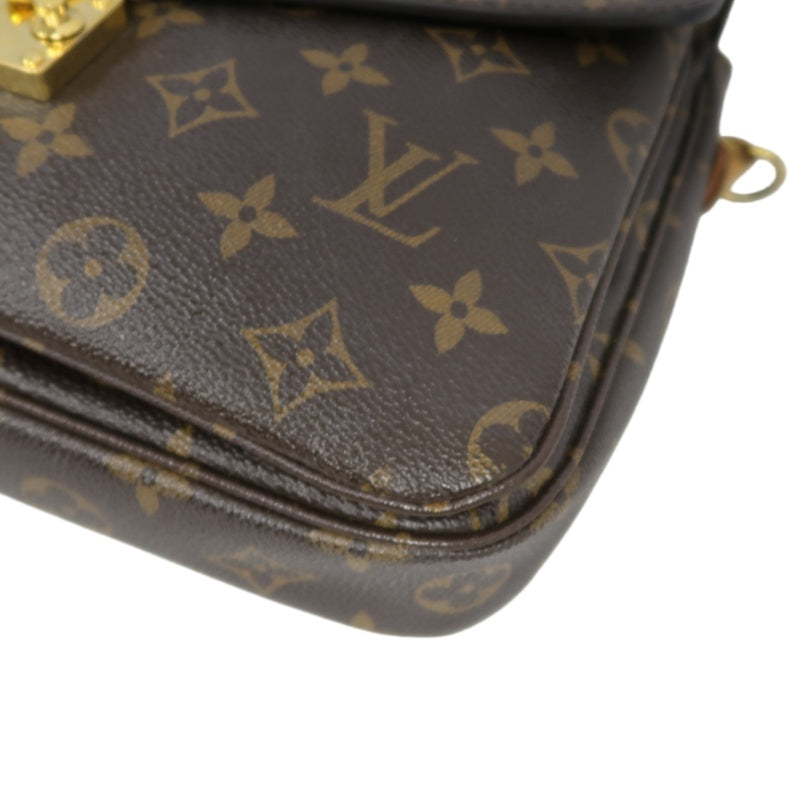 LOUIS VUITTON Métis Monogram PVC Handbag Brown with Shoulder Strap