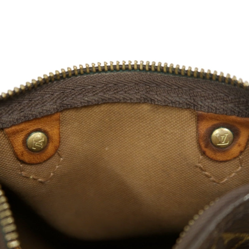 LOUIS VUITTON Mini Speedy Monogram PVC Handbag Shoulder Bag Brown