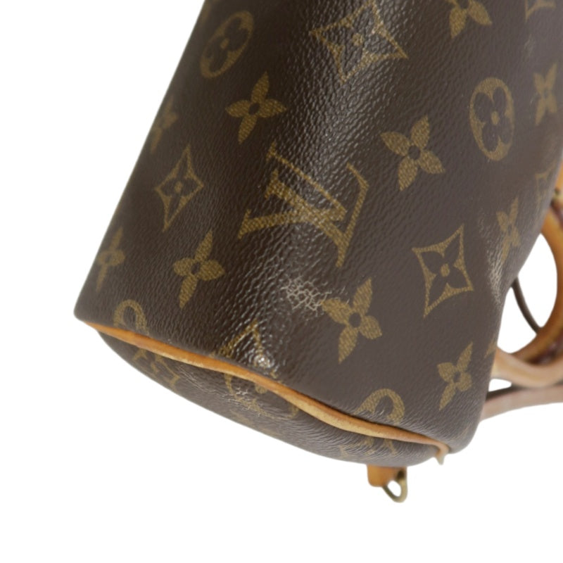 LOUIS VUITTON Mini Speedy Monogram PVC Handbag Shoulder Bag Brown