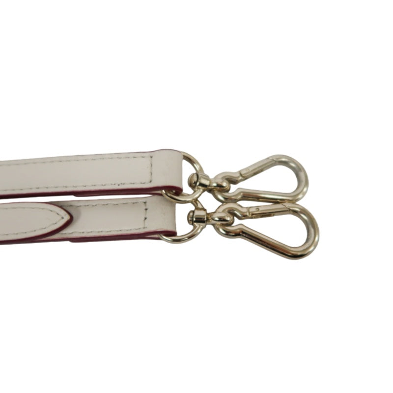 COACH Embossed PVC Tote Bag White With Shoulder Strap