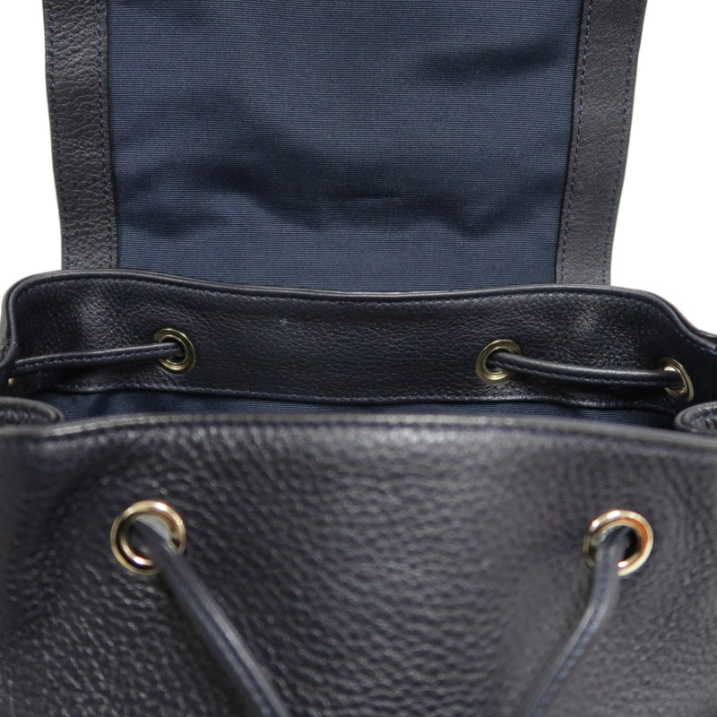 COACH Leather Backpack Black Gold Hardware