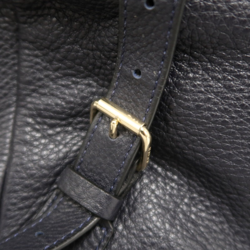 COACH Leather Backpack Black Gold Hardware