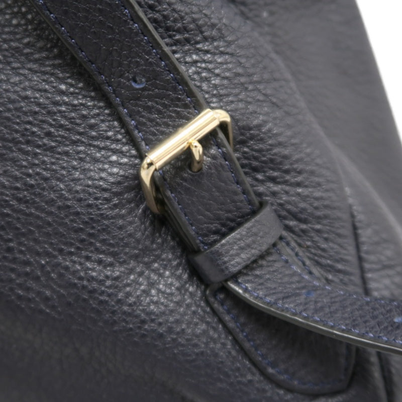 COACH Leather Backpack Black Gold Hardware