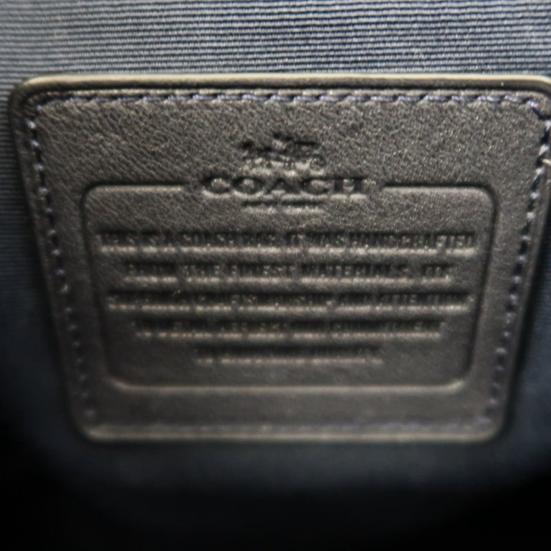 COACH Leather Backpack Black Gold Hardware