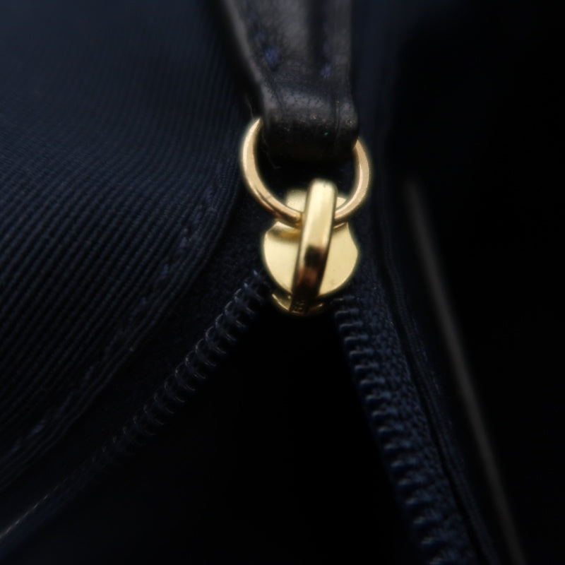 COACH Leather Backpack Black Gold Hardware