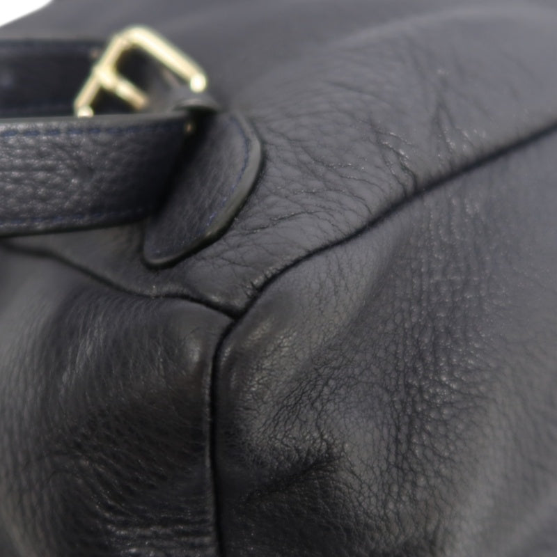 COACH Leather Backpack Black Gold Hardware