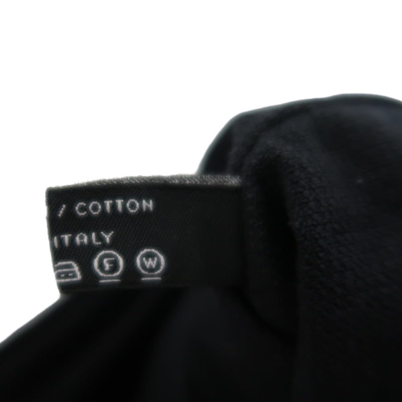 CHANEL Black Pile Fabric Toiletry Pouch