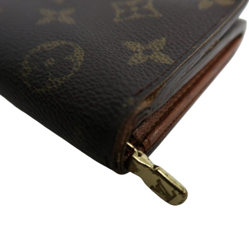 LOUIS VUITTON LV Monogram PVC Wallet Notebook Cover Brown