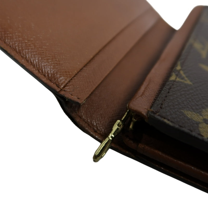 LOUIS VUITTON LV Monogram PVC Wallet Notebook Cover Brown