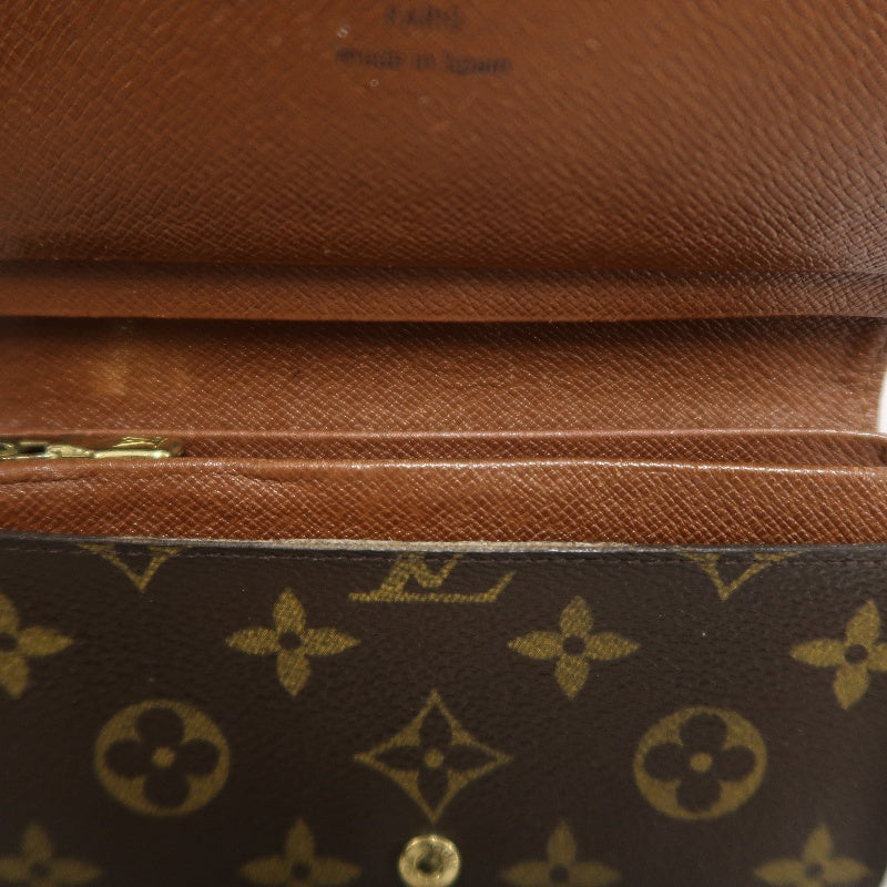 LOUIS VUITTON LV Monogram PVC Wallet Notebook Cover Brown