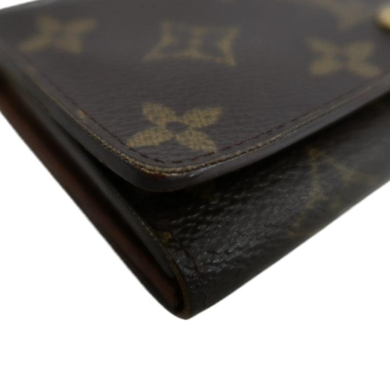LOUIS VUITTON LV Monogram PVC Wallet Notebook Cover Brown