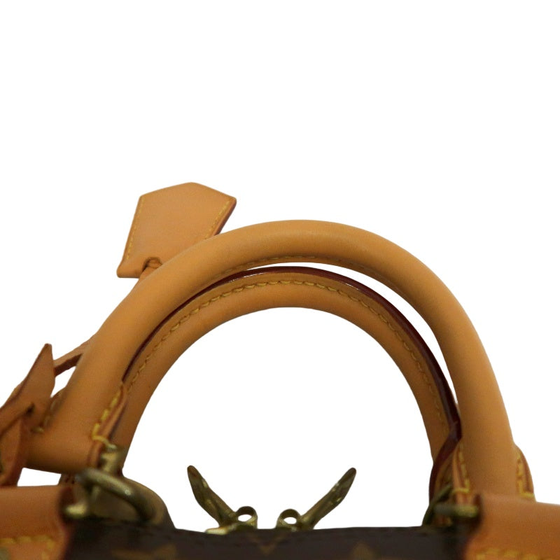 LOUIS VUITTON Nano Alma Monogram Handbag Brown PVC With Shoulder Strap
