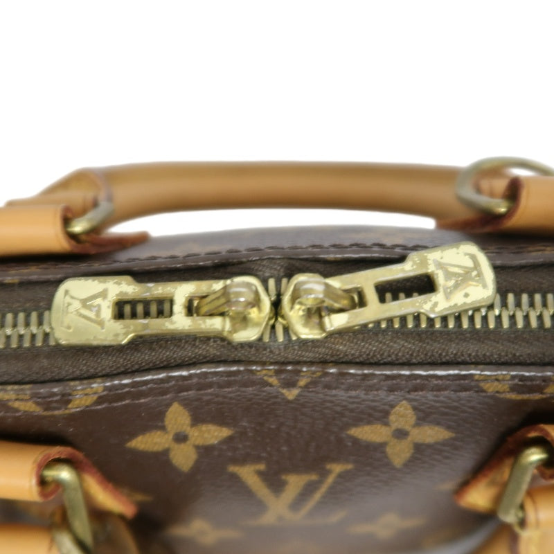 LOUIS VUITTON Nano Alma Monogram Handbag Brown PVC With Shoulder Strap