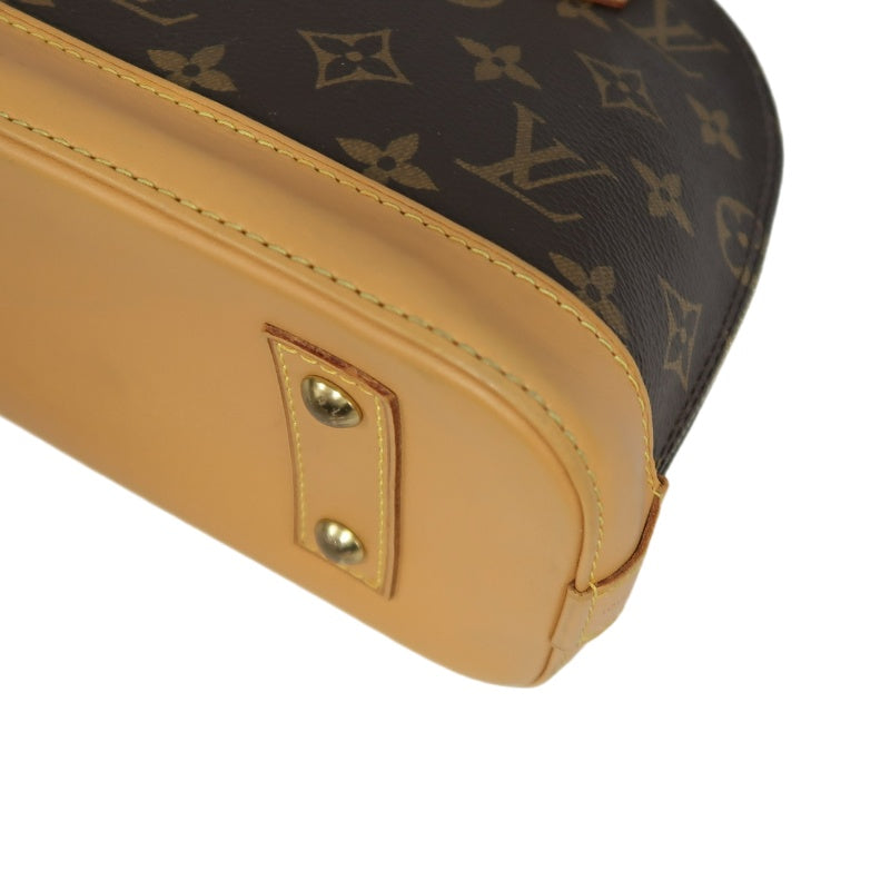 LOUIS VUITTON Nano Alma Monogram Handbag Brown PVC With Shoulder Strap