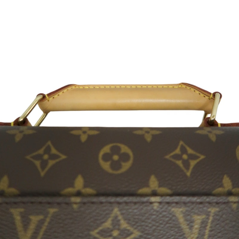 LOUIS VUITTON Serviette Conseiller Monogram Business Briefcase Brown PVC