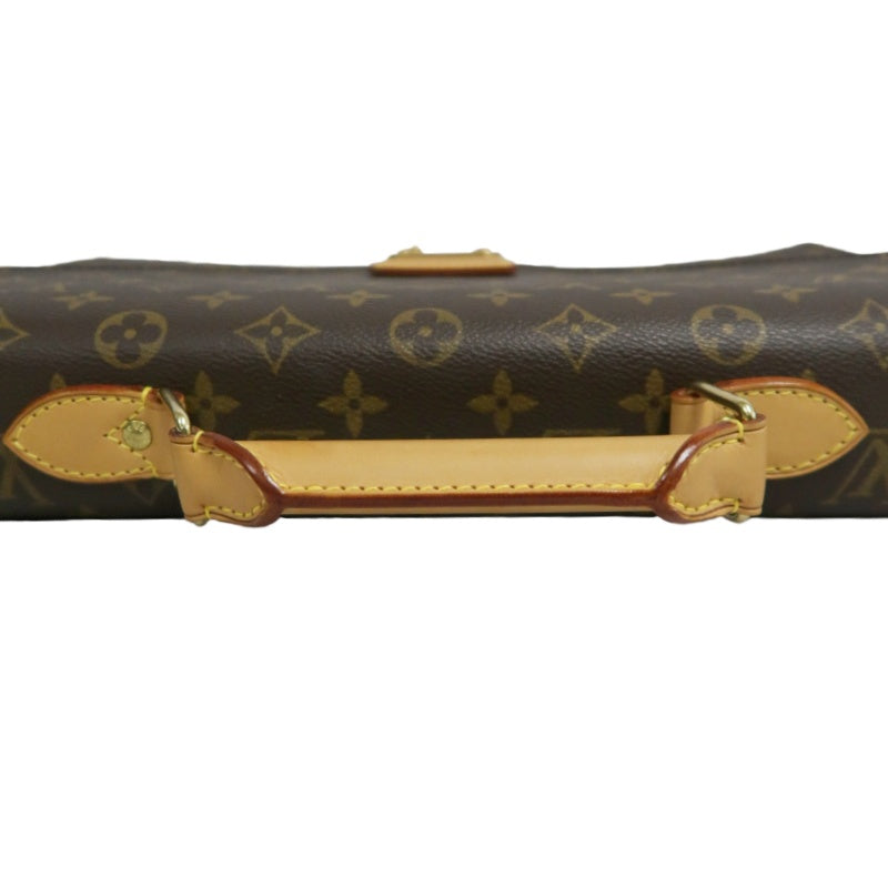 LOUIS VUITTON Serviette Conseiller Monogram Business Briefcase Brown PVC