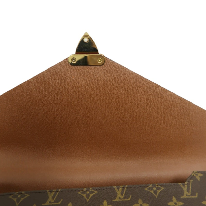 LOUIS VUITTON Serviette Conseiller Monogram Business Briefcase Brown PVC