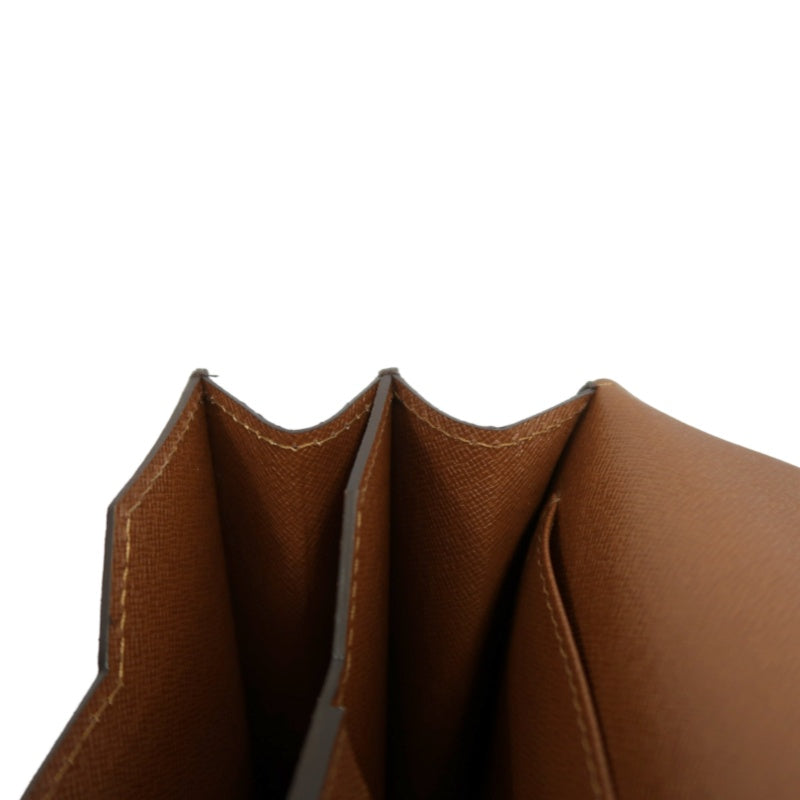 LOUIS VUITTON Serviette Conseiller Monogram Business Briefcase Brown PVC