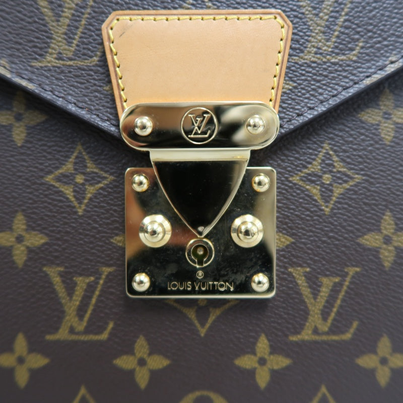 LOUIS VUITTON Serviette Conseiller Monogram Business Briefcase Brown PVC
