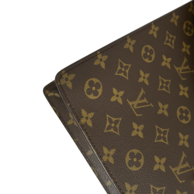LOUIS VUITTON Serviette Conseiller Monogram Business Briefcase Brown PVC