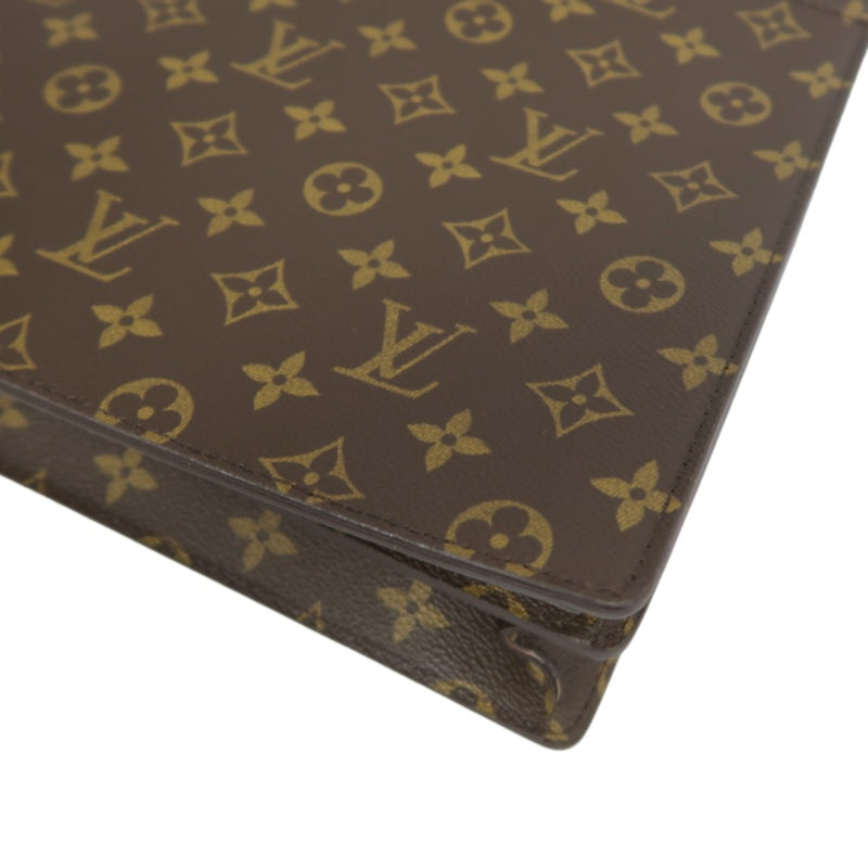 LOUIS VUITTON Serviette Conseiller Monogram Business Briefcase Brown PVC