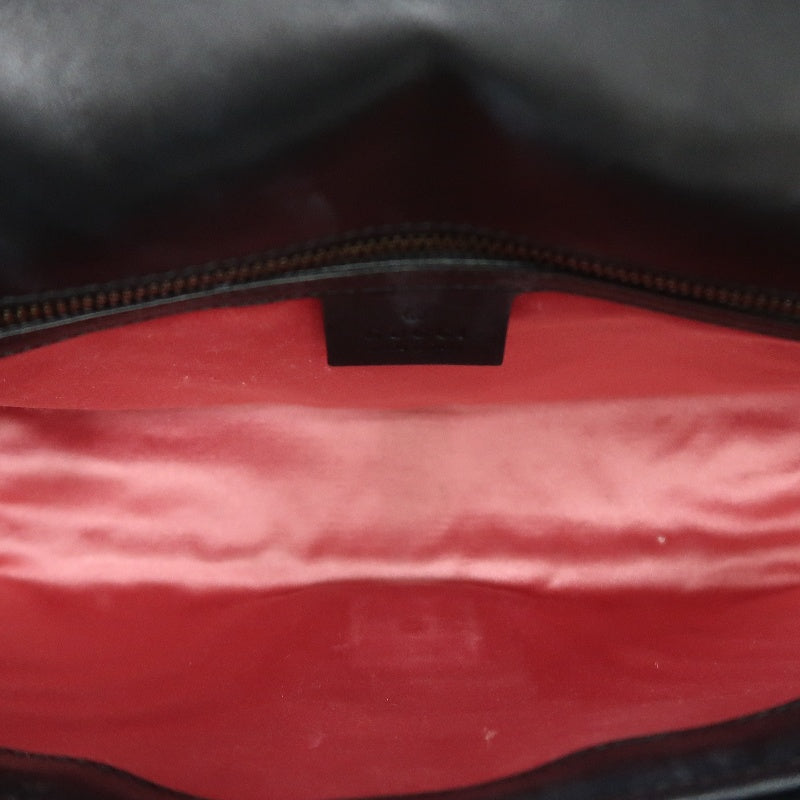 GUCCI GG Marmont Quilted Velvet Shoulder Bag Black Gold Hardware
