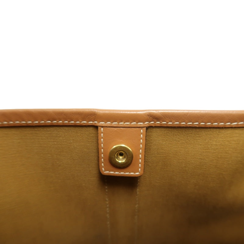 CELINE Macadam Monogram Bucket Shoulder Bag Brown PVC