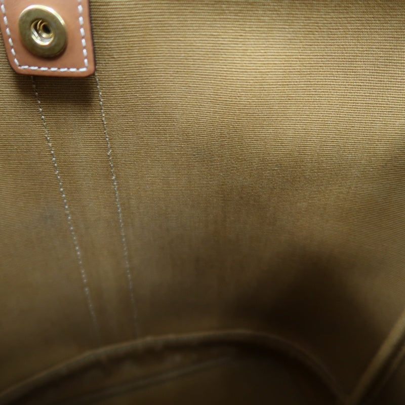 CELINE Macadam Monogram Bucket Shoulder Bag Brown PVC