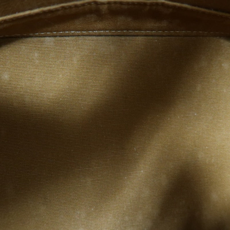 CELINE Macadam Monogram Bucket Shoulder Bag Brown PVC