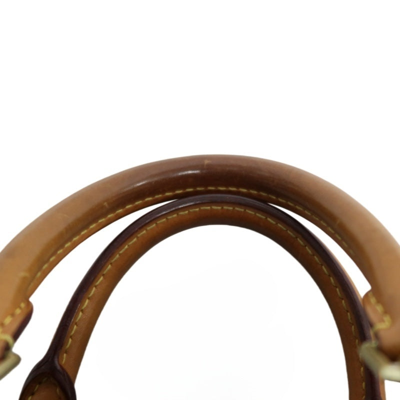 LOUIS VUITTON Speedy Monogram Handbag Brown PVC With Shoulder Strap