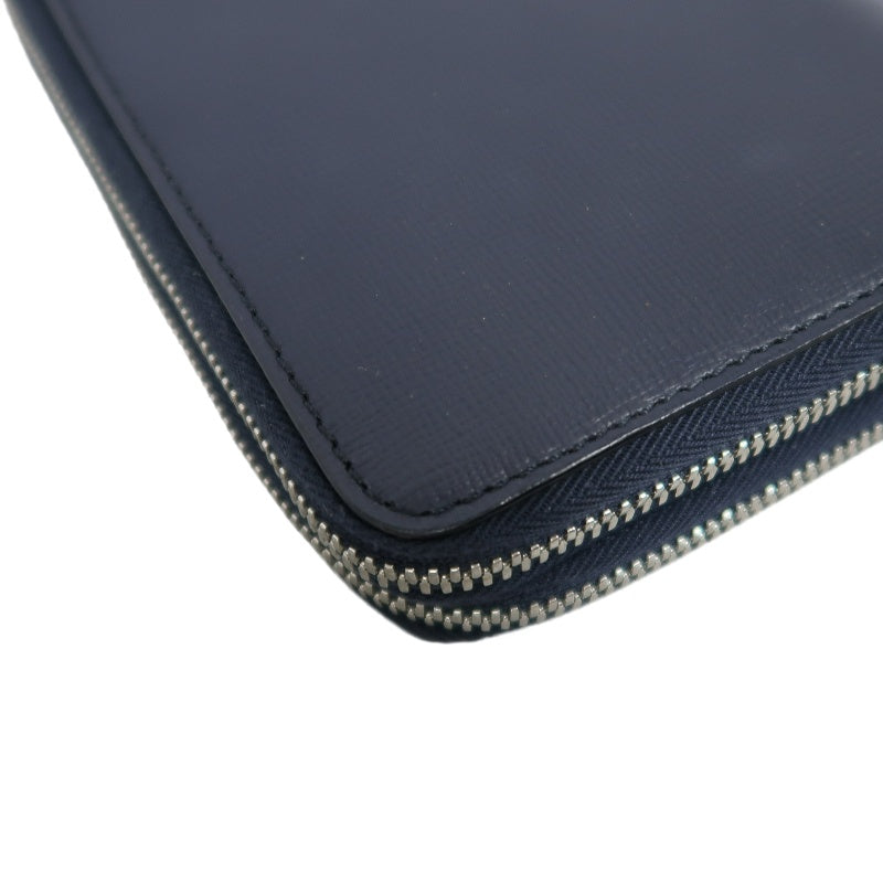 BURBERRY Classic Texture Long Wallet Black PVC