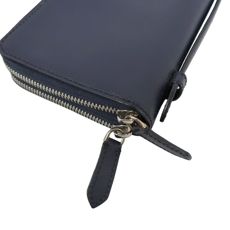 BURBERRY Classic Texture Long Wallet Black PVC