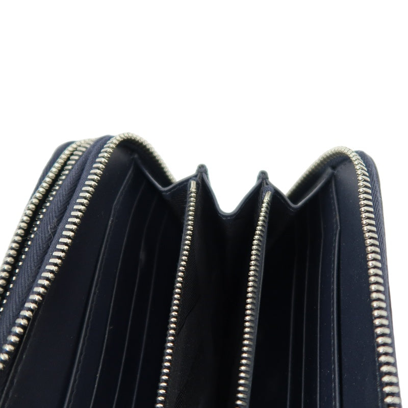 BURBERRY Classic Texture Long Wallet Black PVC