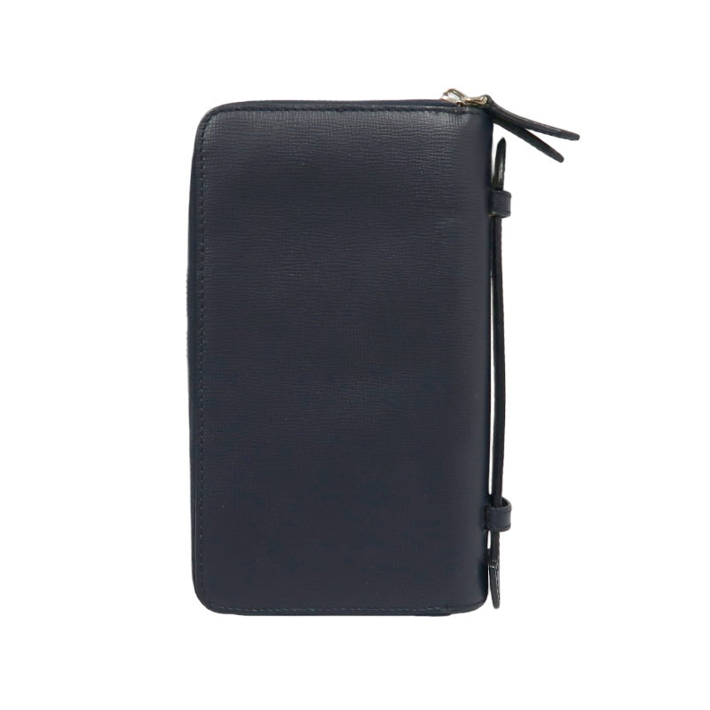 BURBERRY Classic Texture Long Wallet Black PVC