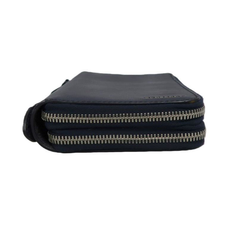 BURBERRY Classic Texture Long Wallet Black PVC