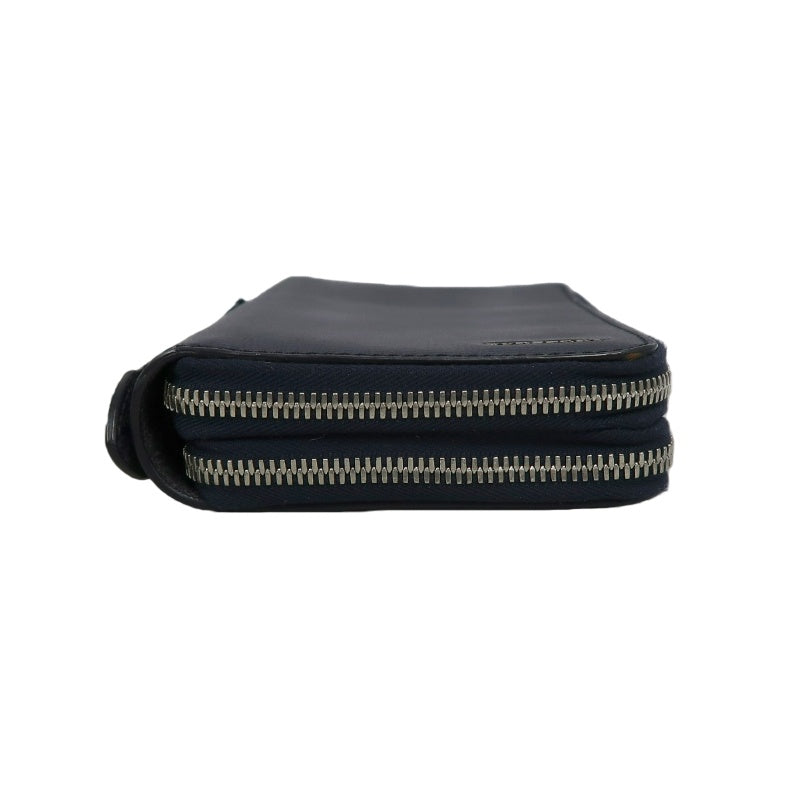 BURBERRY Classic Texture Long Wallet Black PVC