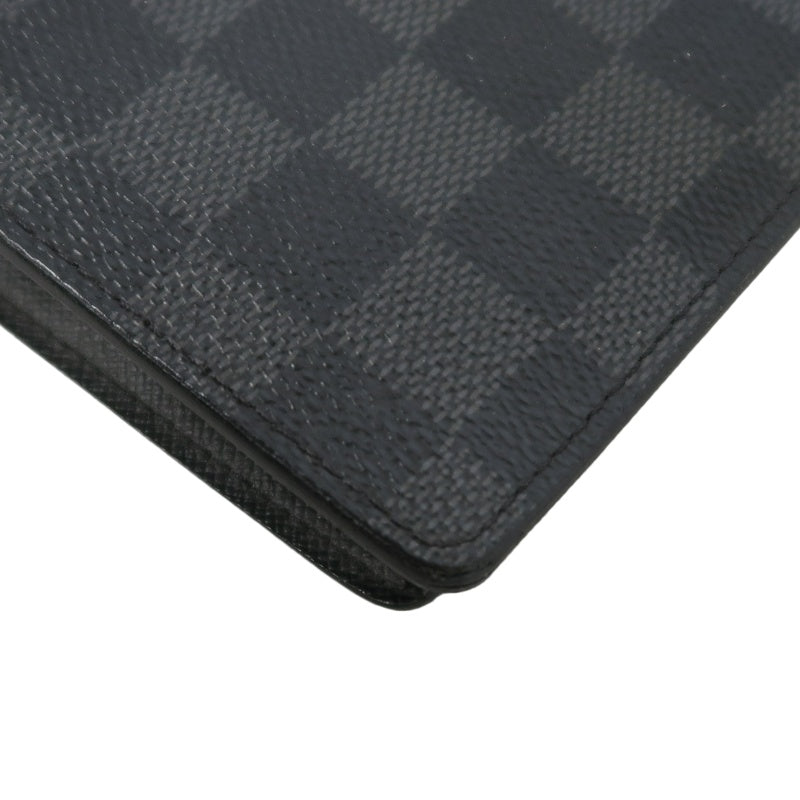 LOUIS VUITTON Portefeuille Plaza Damier Graphite Long Wallet Black PVC
