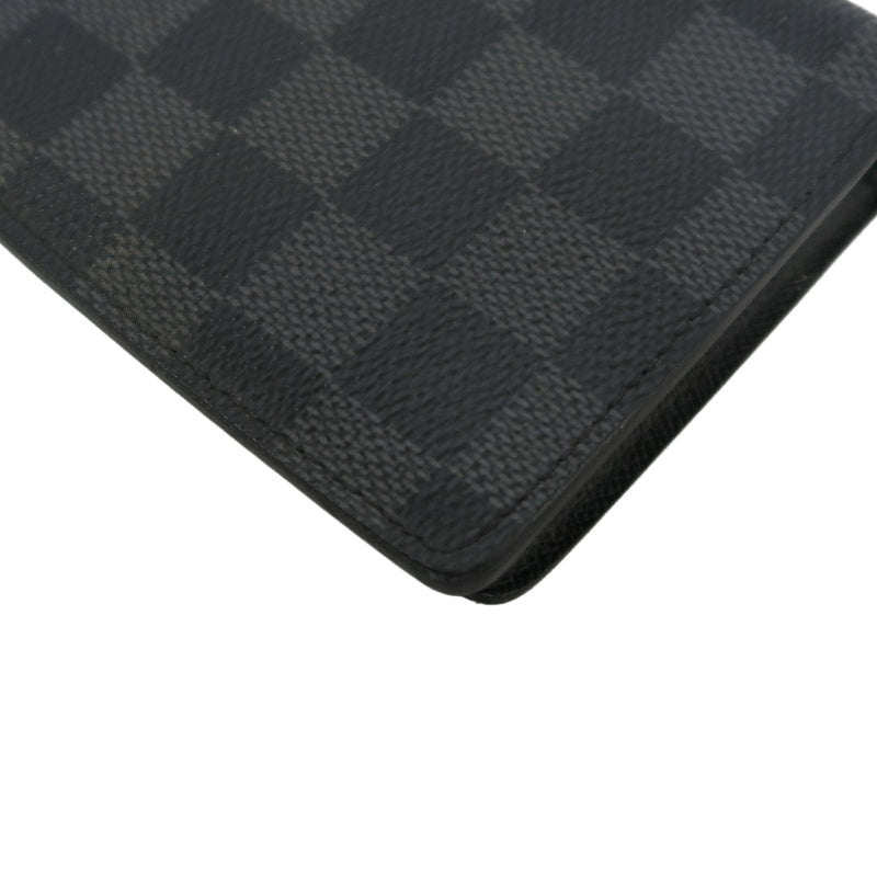 LOUIS VUITTON Portefeuille Plaza Damier Graphite Long Wallet Black PVC