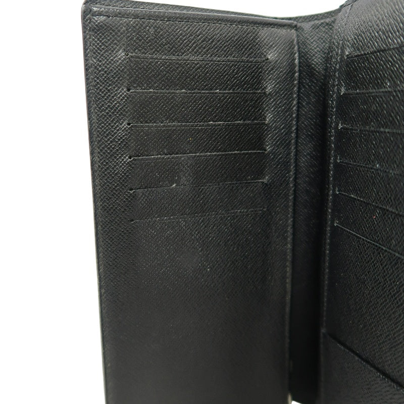 LOUIS VUITTON Portefeuille Plaza Damier Graphite Long Wallet Black PVC