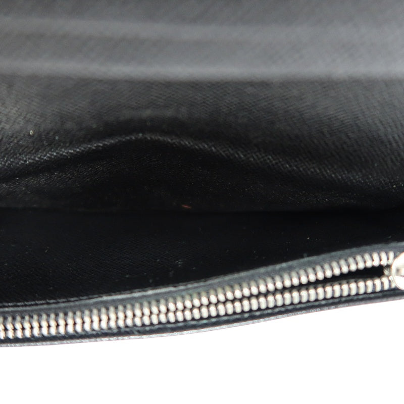 LOUIS VUITTON Portefeuille Plaza Damier Graphite Long Wallet Black PVC