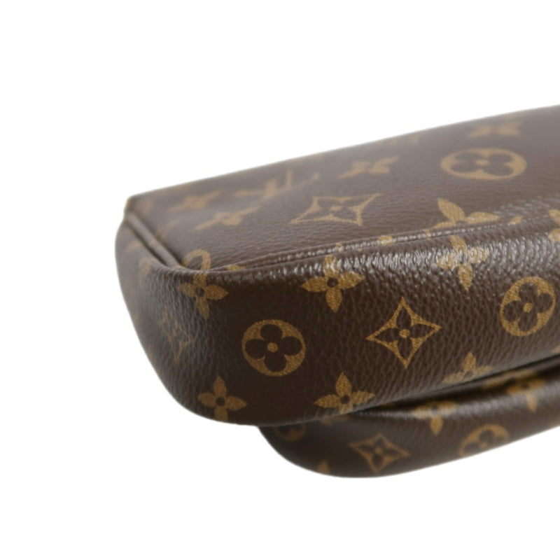LOUIS VUITTON Multi Pochette Accessoires Monogram Shoulder Bag Brown PVC