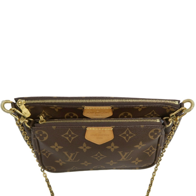 LOUIS VUITTON Multi Pochette Accessoires Monogram Shoulder Bag Brown PVC