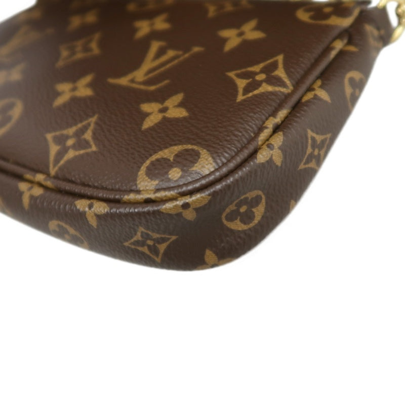 LOUIS VUITTON Multi Pochette Accessoires Monogram Shoulder Bag Brown PVC