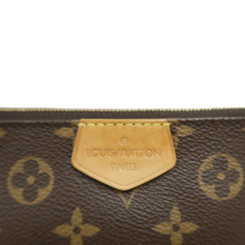 LOUIS VUITTON Multi Pochette Accessoires Monogram Shoulder Bag Brown PVC