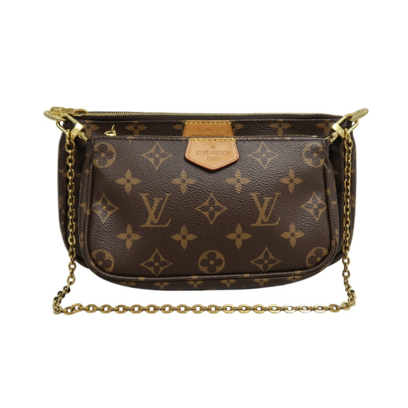 LOUIS VUITTON Multi Pochette Accessoires Monogram Shoulder Bag Brown PVC
